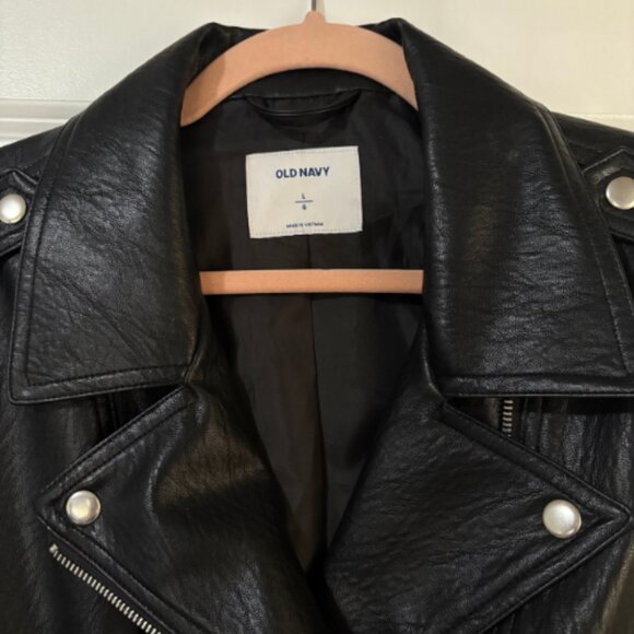 Old Navy | Faux-Leather Moto Jacket - Picture 5 of 5